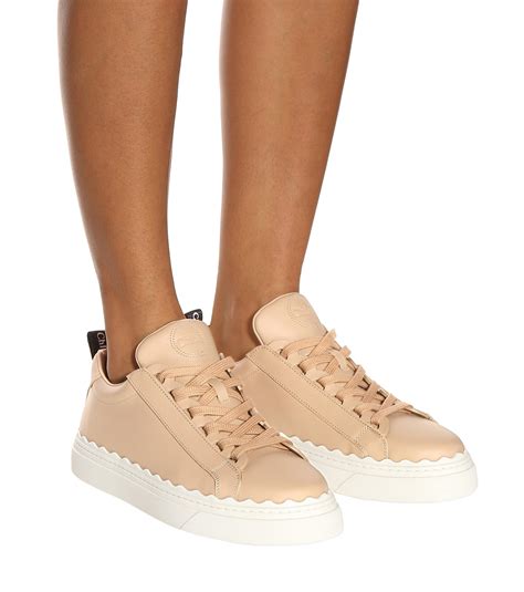 chloe sneaker spitze beige|chloe lauren sneaker.